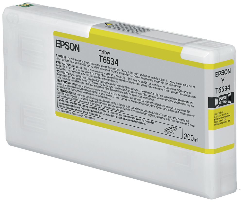 Epson Stylus Pro 4900 Gul (T6534), 200 ml, bild 3