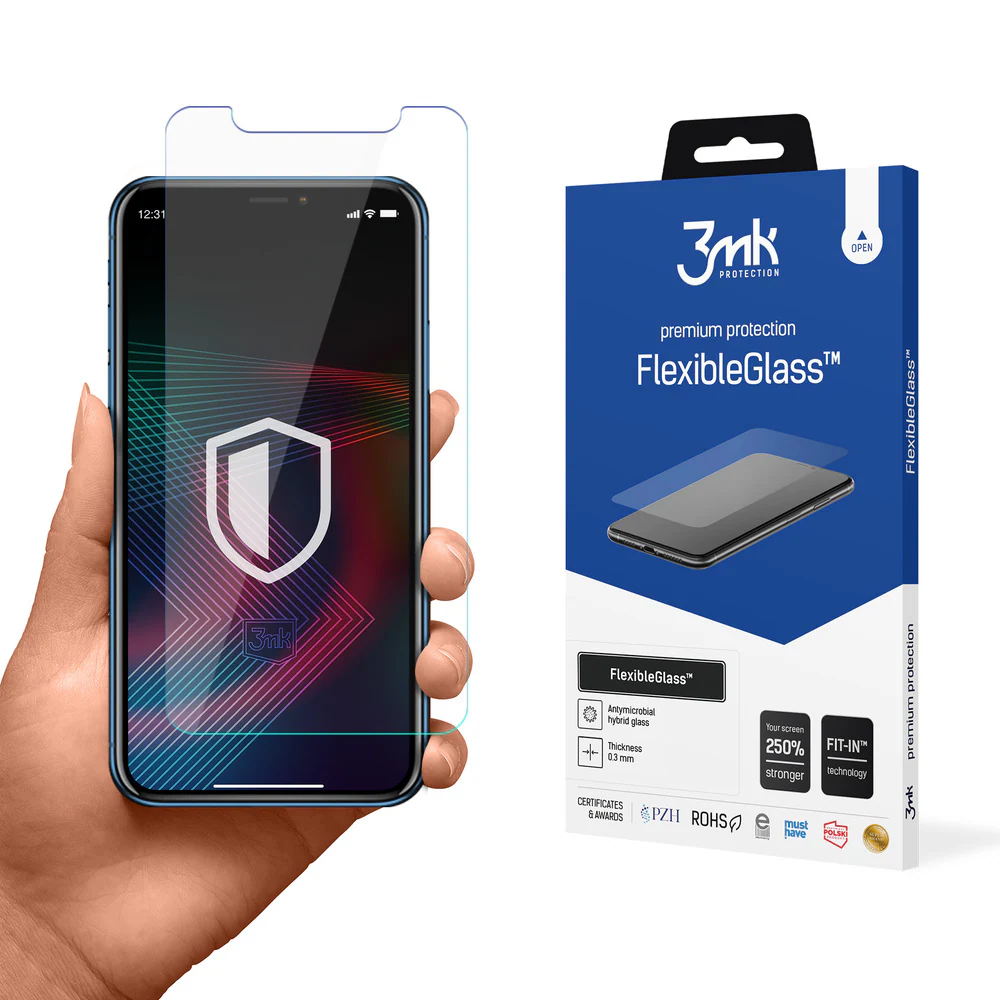 3mk FlexibleGlass™ hybridglas till iPhone XR