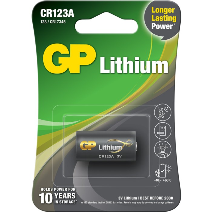 GP CR123 3V