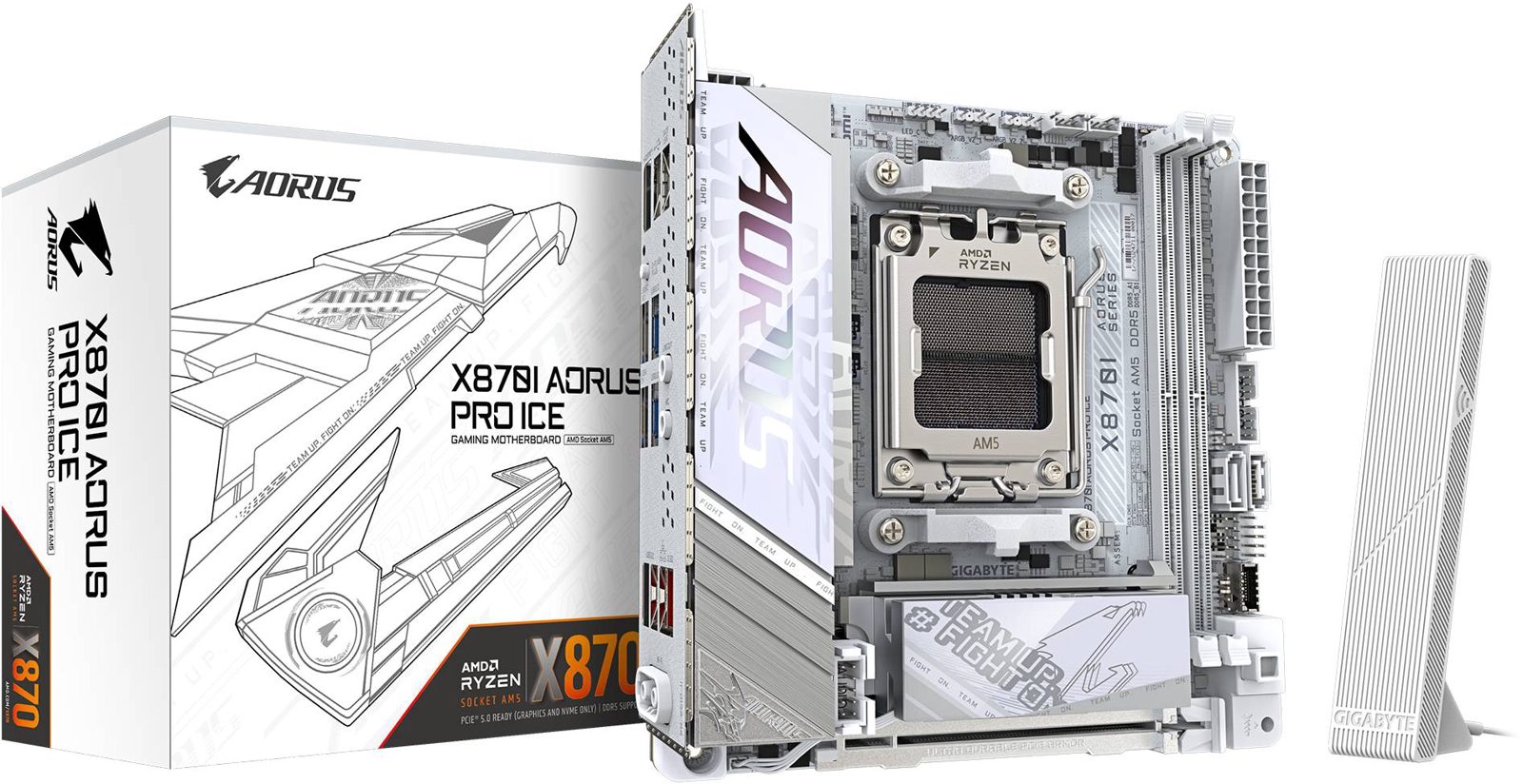 Gigabyte X870I Aorus Pro Ice, bild 3