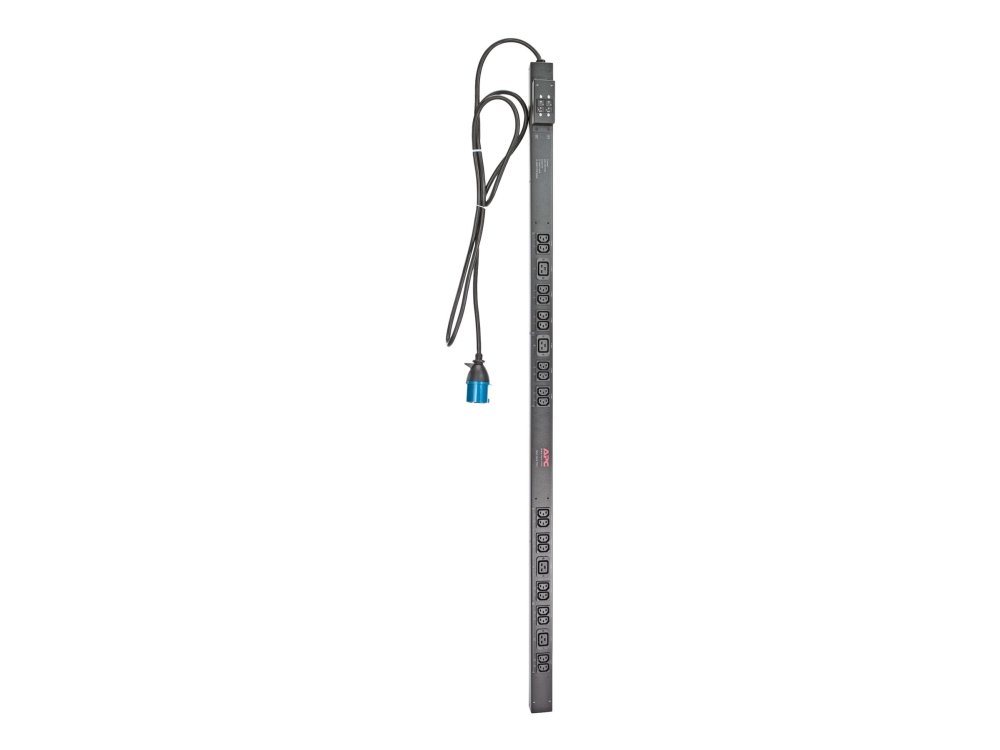 APC Basic Rack PDU Zero U - Grenuttag (kan monteras i rack) - AC 230 V - ingång: IEC 60309 - utgångskontakter: 24 (power IEC 60320 C13, IEC 60320 C19) - 0U - 3.1 m sladd - svart - för P/N: SMX1500RM2UCNC, SMX2KR2UX145, SMX3KR2UNCX145, SMX750C, SMX750CNC, SMX750CUS