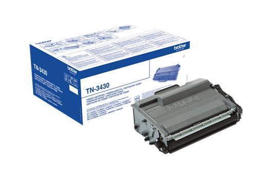 Brother TN-3430 tonerkassett 1 Styck Original, svart, bild 4