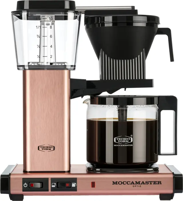 Moccamaster Optio kaffebryggare, Rose Gold