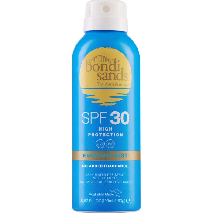 Bondi Sands SPF30 Everyday Aerosol Mist Spray 160 g