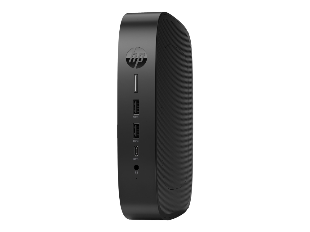 HP Elite t655 - Tunn klient - SFF 1 x Ryzen Embedded R2314 / upp till 3.5 GHz - RAM 8 GB - flash 64 GB - eMMC - Radeon Graphics - Gigabit Ethernet, Bluetooth 5.2, IEEE 802.11ax (Wi-Fi 6) - Win 10 IoT Enterprise - skärm: ingen - tangentbord: internationell engelska
