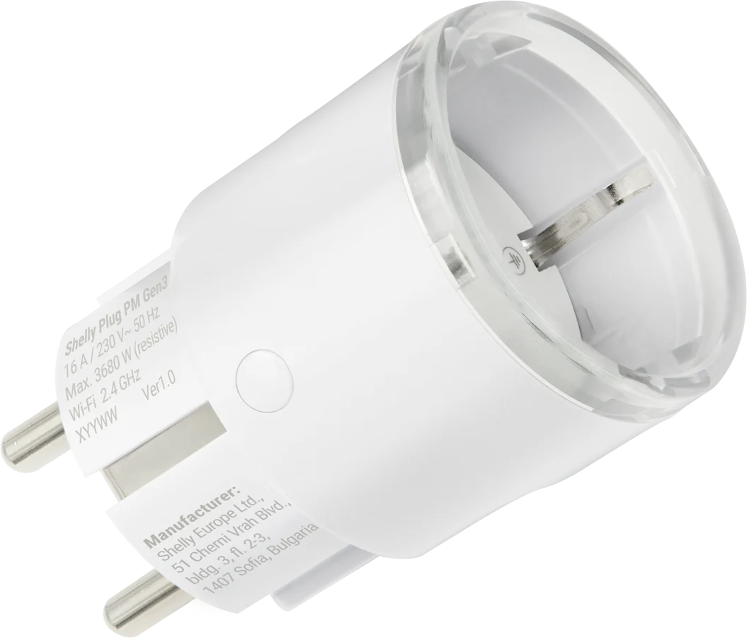 Shelly Plug PM Gen3 Vit