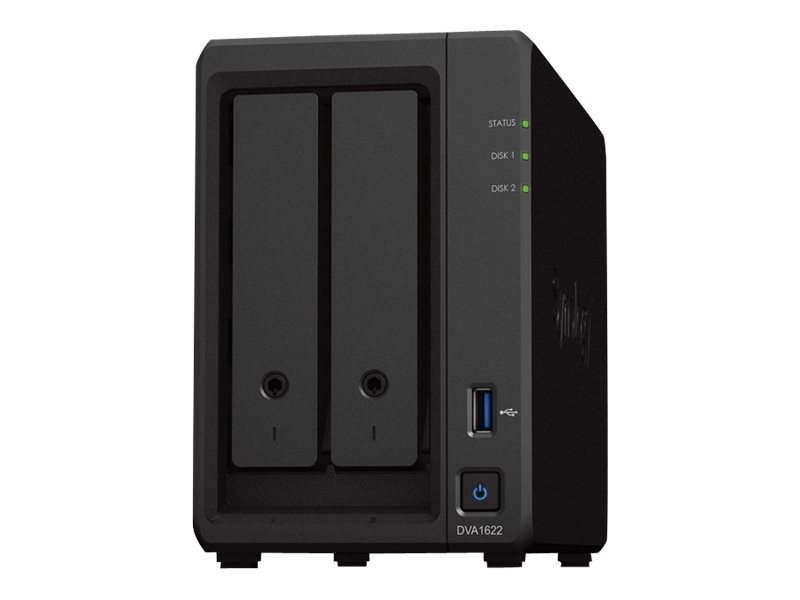 Synology DVA1622 DDR4 6GB AI-driven nätverksvideoregistrator