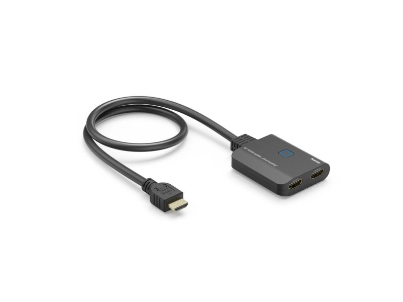 Hama 00205284, HDMI, 2x HDMI, 4096 x 2160 pixlar, Svart, 4K Ultra HD, 65,5 mm