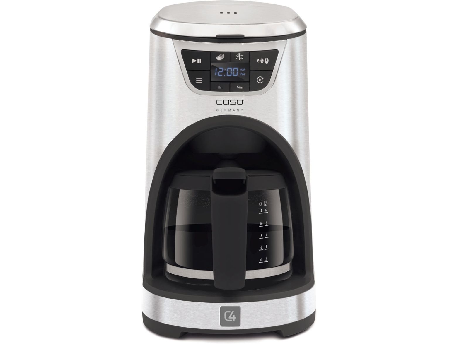 Caso Novea C4, Droppande kaffebryggare, 1000 W, Rostfritt stål