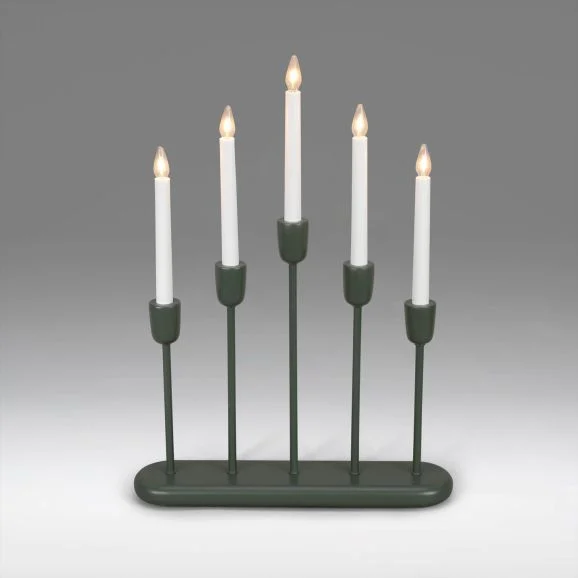 Konstsmide 5 ljus trä/metall, bild 2