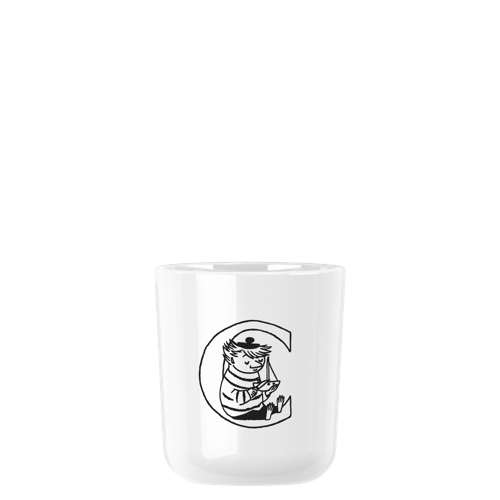 RIG-TIG - Moomin ABC mugg - Moomin white - 0.2 l