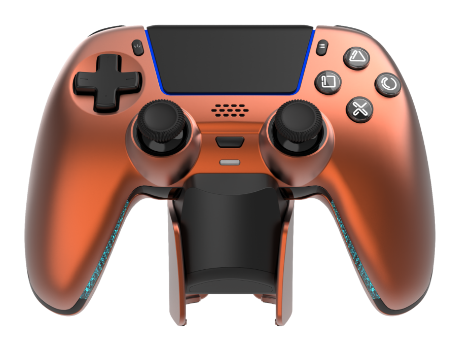 DELTACO Gaming PS5-kontroller med Laddningsdocka - Kopparorange, bild 3