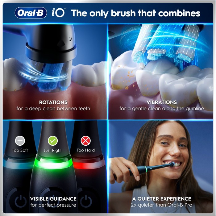 Oral-B iO 6 Signature Giftset eltandborste, svart, bild 4