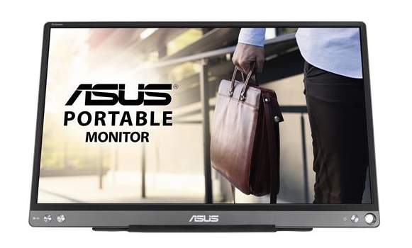 15.6" Asus MB16ACE ZenScreen Portable USB-C-monitor, Full HD IPS 1920x1080, med SmartCase, bild 3