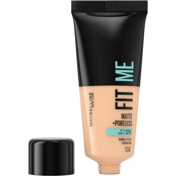 Maybelline New York Matte + Poreless Foundation 104 Soft Ivory