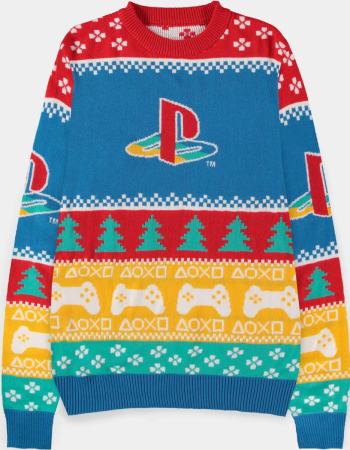 PlayStation Logo Christmas Jumper Jultröja (Large)