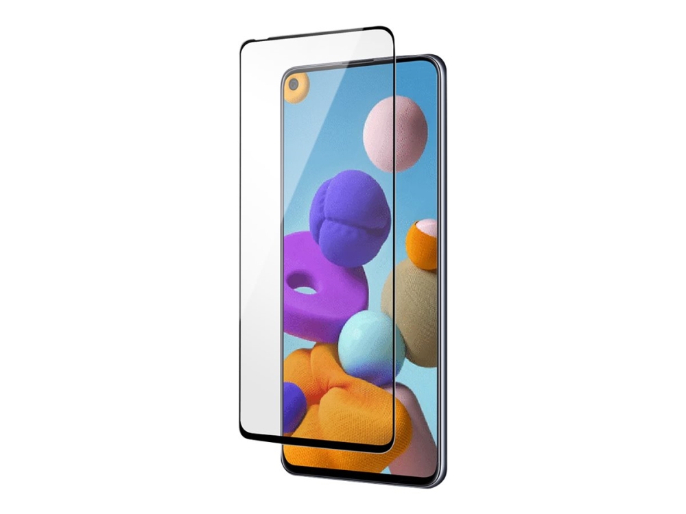 DELTACO SCRN-A21s - Skärmskydd för mobiltelefon - 2.5D - glas - för Samsung Galaxy A21s
