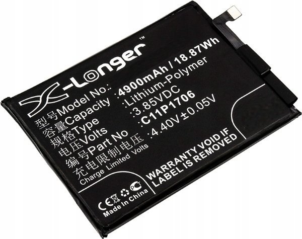 Cameron Sino batteri/ackumulator 0b200-02870200 C11P1706 till Asus Zenfone Max Pro M1 / M2 / ZB602KL / CS-AUM100SL