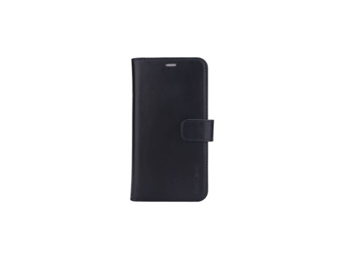 Radicover - Radiationprotected Mobilewallet Leather iPhone 12 Mini Exclusive 2in1 Magnetcover - Black, bild 2