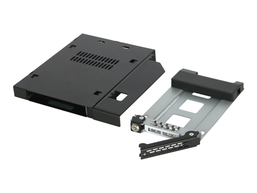 ICY Dock ToughArmor MB411SKO-B - Adapter för lagringsfack - 5,25-tums Slim Line till 2,5-tums - svart