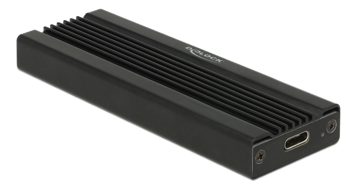 Externt kabinett DeLOCK USB-C till M.2 NVMe PCIe SSD, USB 3.1 Gen 2 10Gbps - Svart, bild 2
