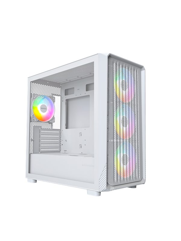 Montech X5M mATX White - Chassi - Minitower - Vit