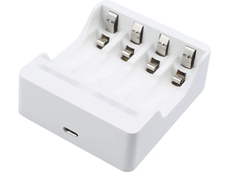 Andersson USB-C Battery Charger 4 Slots AA/AAA White