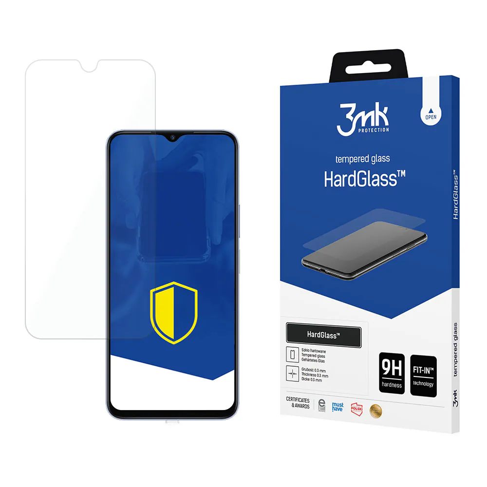 9H 3mk HardGlass™-glas till Honor 70 Lite