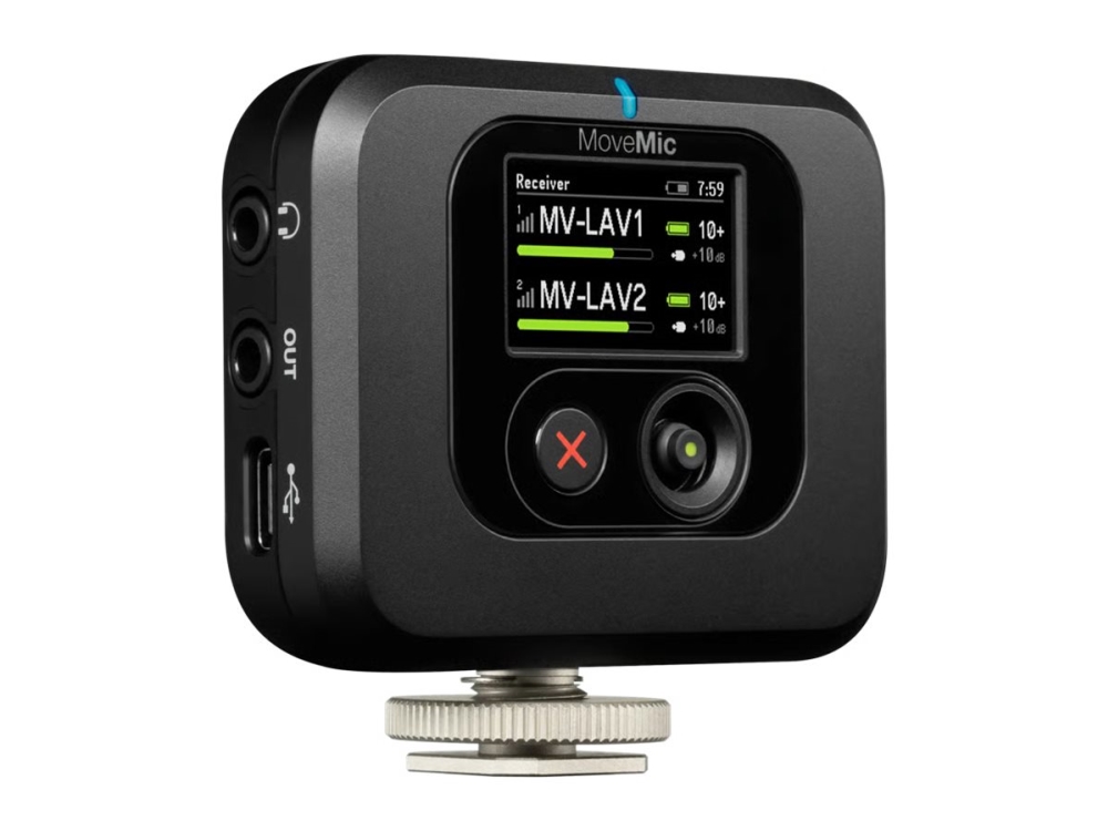 Shure MoveMic Receiver - Trådlös Mottagare till MoveMic