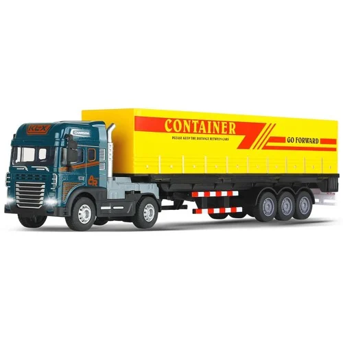 KLX - Die-cast truck with cargo trailer, light & sound (534665)