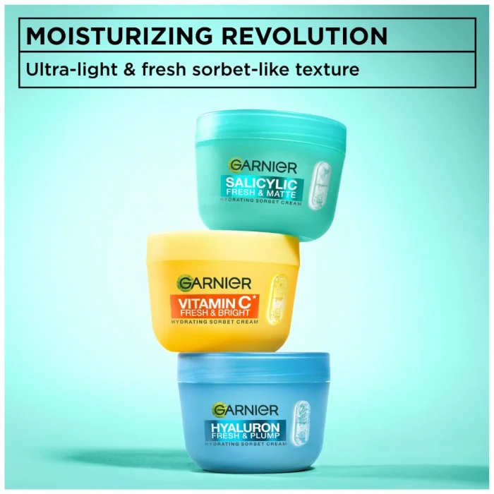 Garnier Salicylic Fresh & Matte Hydrating Sorbet Cream 85 ml, bild 5