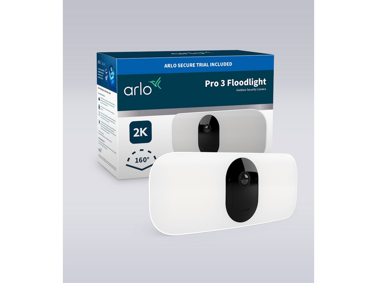 Arlo Pro 3 Floodlight trådlös 2K QHD-kamera