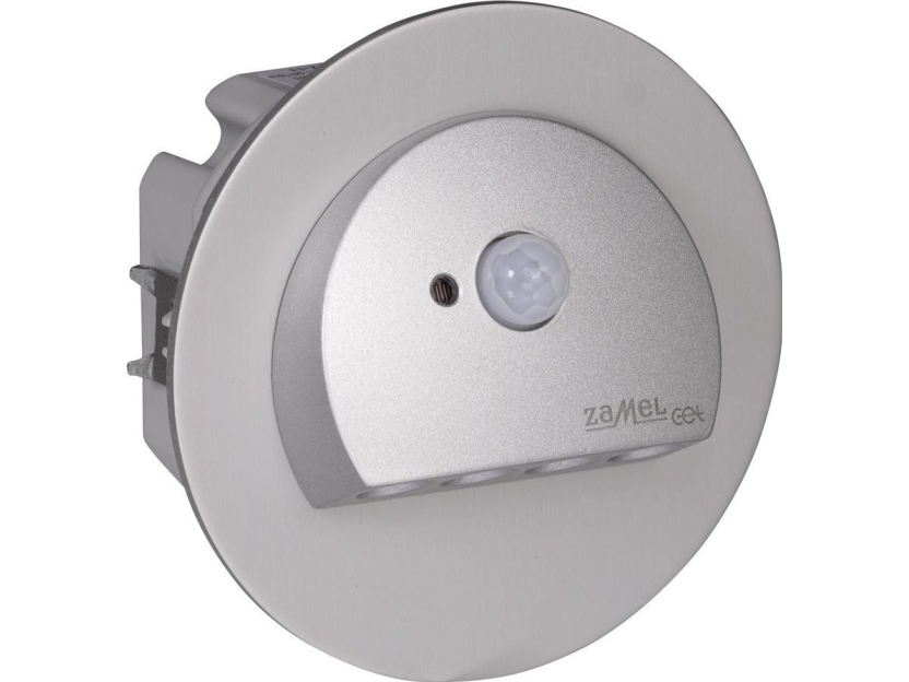 Zamel trappbelysning LED Rubi PT 14V DC justerbar sensor ALU vit varm LED10921612