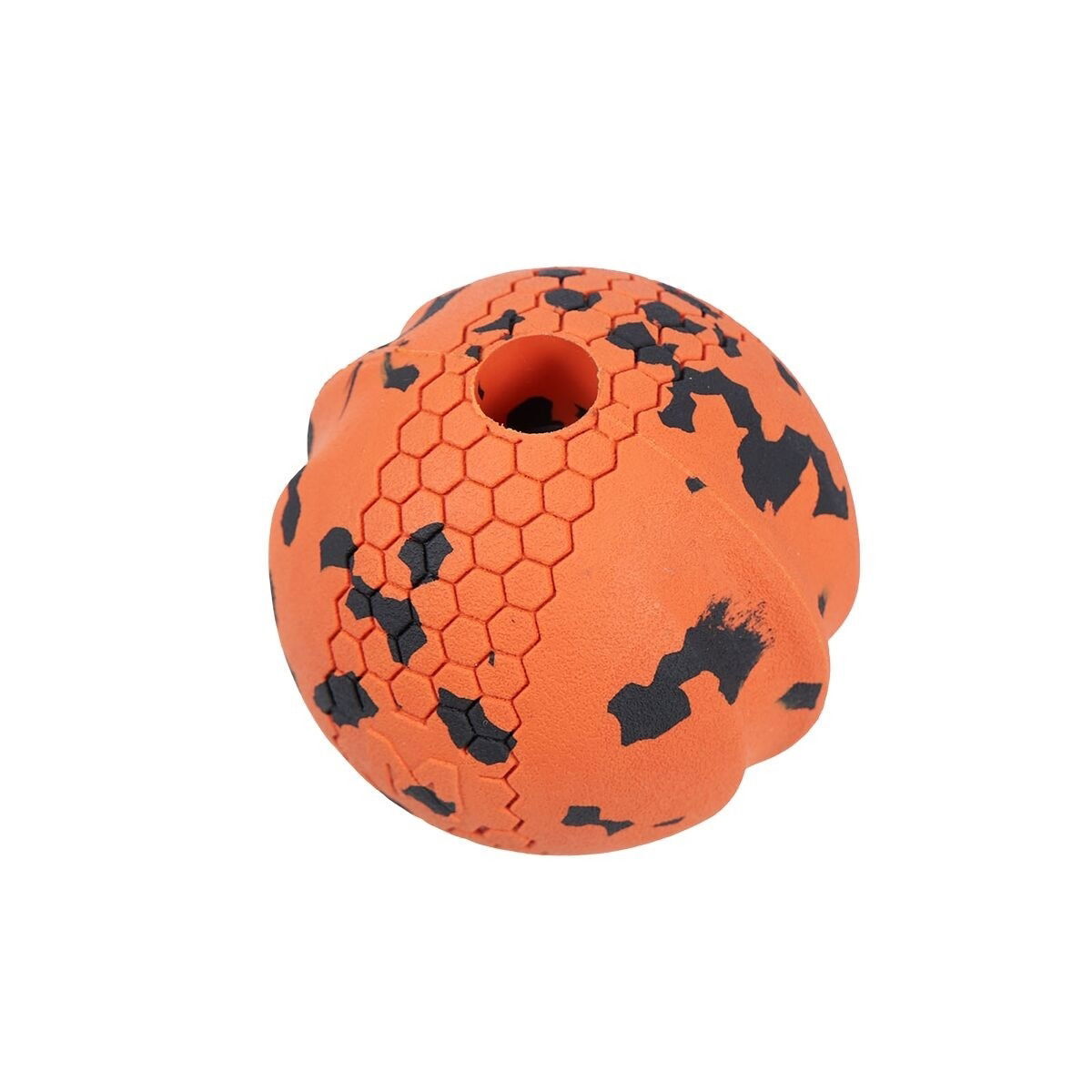 Non-stop Dogwear Hundboll Orange/Svart 70x70mm