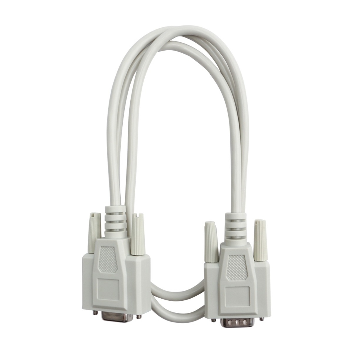 Eletra RS232 DB9 hane - hona 1M kabel, grå