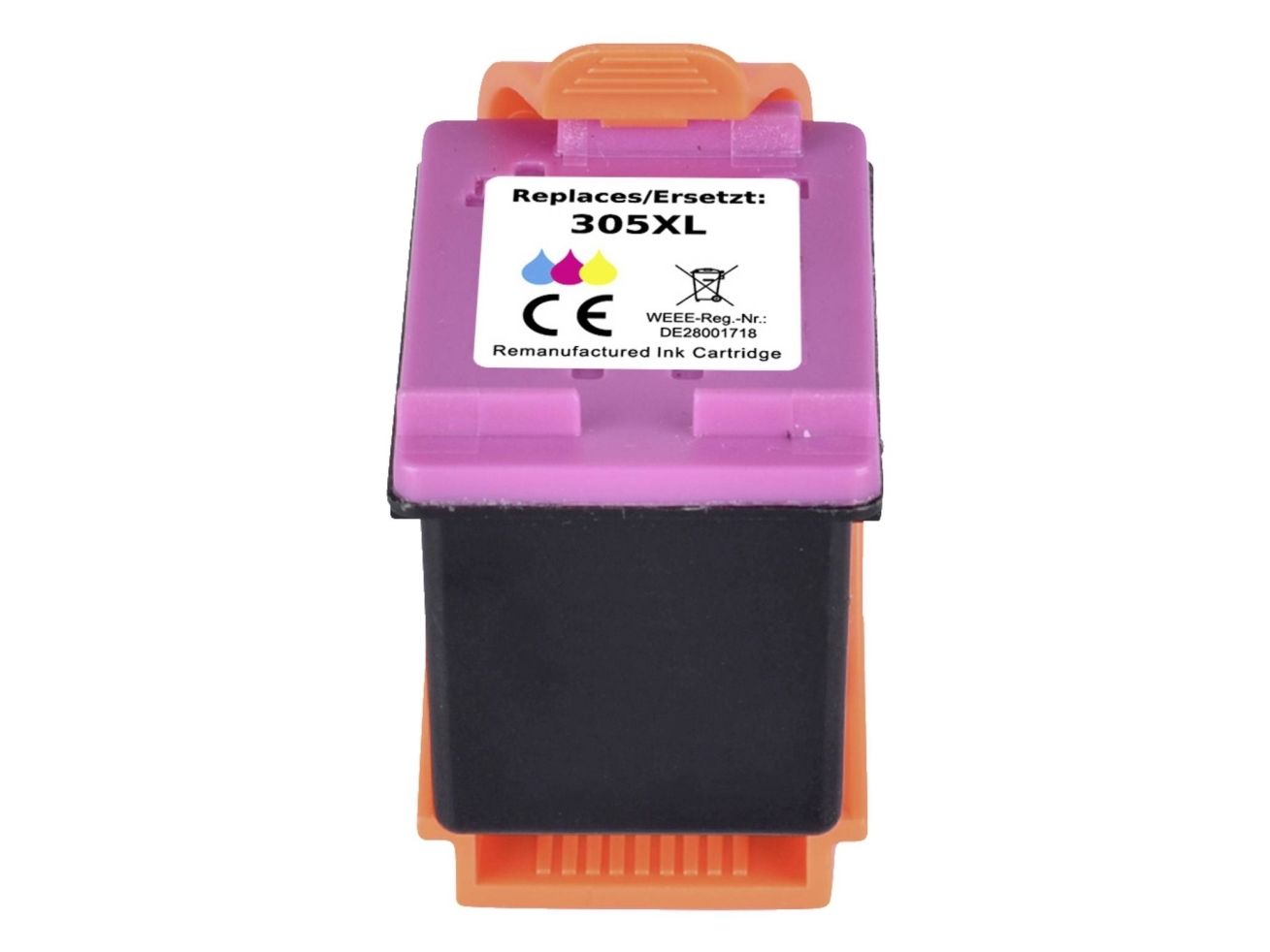 Renkforce RF-5633220, Cyan, Magenta, Gul, 5 ml, 1 styck, 200 sidor, Enpack