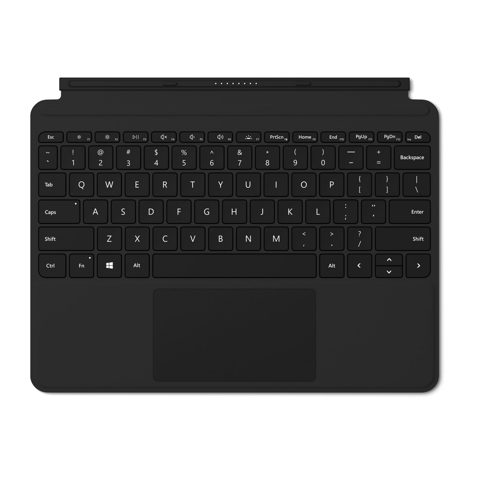 Microsoft Surface Go tangentbordsfodral, svart, bild 5