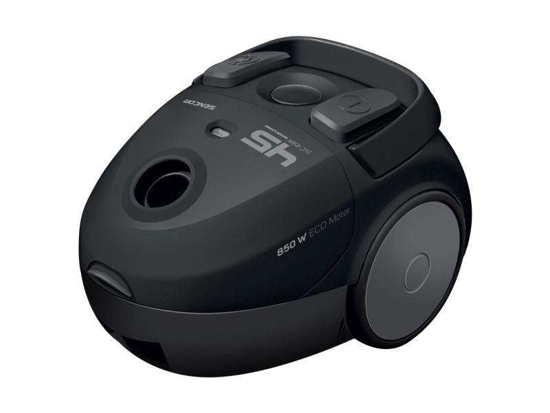 Sencor SVC 45BK-EUE3, 850 W, Trummdammsugare, Torr, Dammpåse, 1,5 l, Filtrering