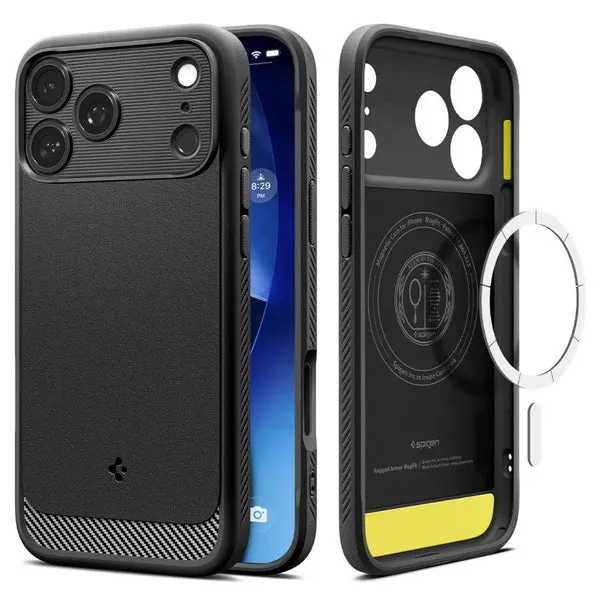 Spigen ACS10263, Mobilskal, Apple, iPhone 17 Pro Max, 17,5 cm (6.9), Svart
