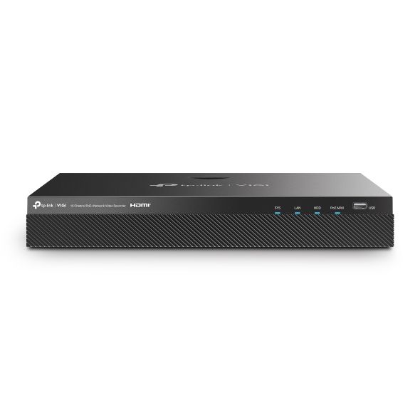TP-Link VIGI NVR2016H-16MP, 16 kanaler, 3840 x 2160 pixlar, 16 kanaler, 720p, 1080p, HDMI Output Resolution: 1 Channel, Resolution: 1280x720/60Hz, 1280x1024/60Hz, 1440x900/60Hz,..., G.711 A-law, G.711 µ-law, G.726