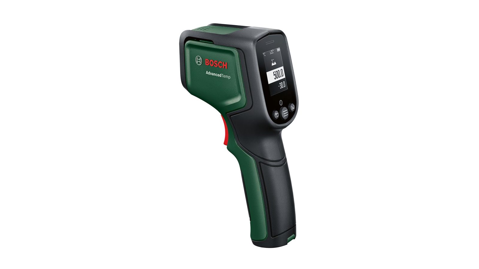 Bosch AdvancedTemp, 55 mm, 95 mm, 182 mm, Svart, Grön, °C, -30 - 500 ° C
