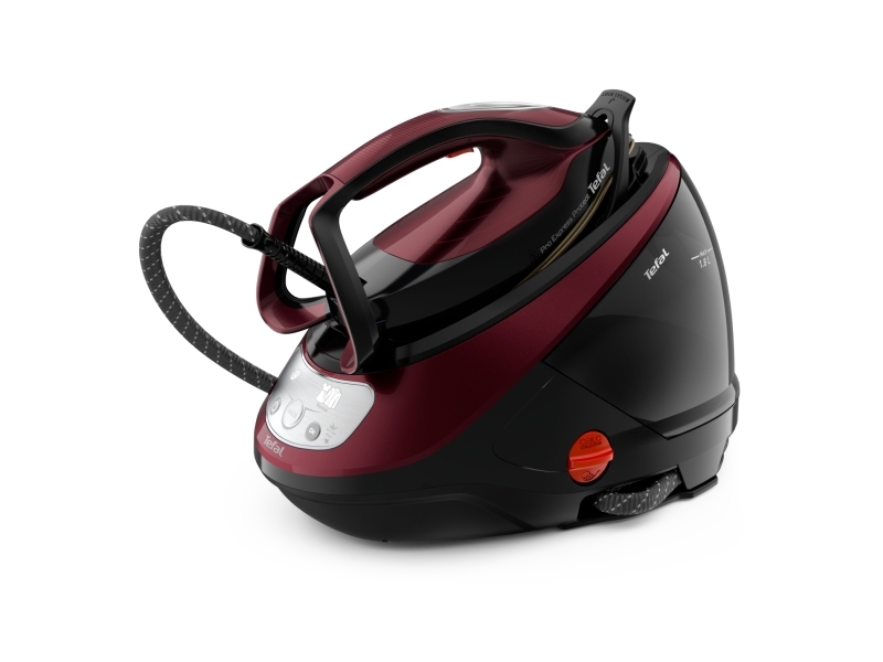 Tefal Pro Express Protect GV9230 ångstation 2600 W 1,8 L, svart/vinröd