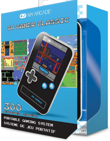 My Arcade Go Gamer Classic Black/Blue - med 300 inbyggda spel