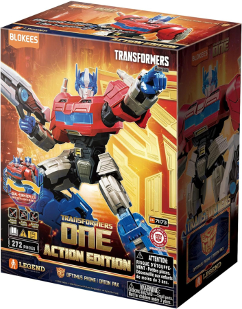 Blokees Transformers One Action Edition 04 - Optimus Prime Orion Pax Model Kit Figure