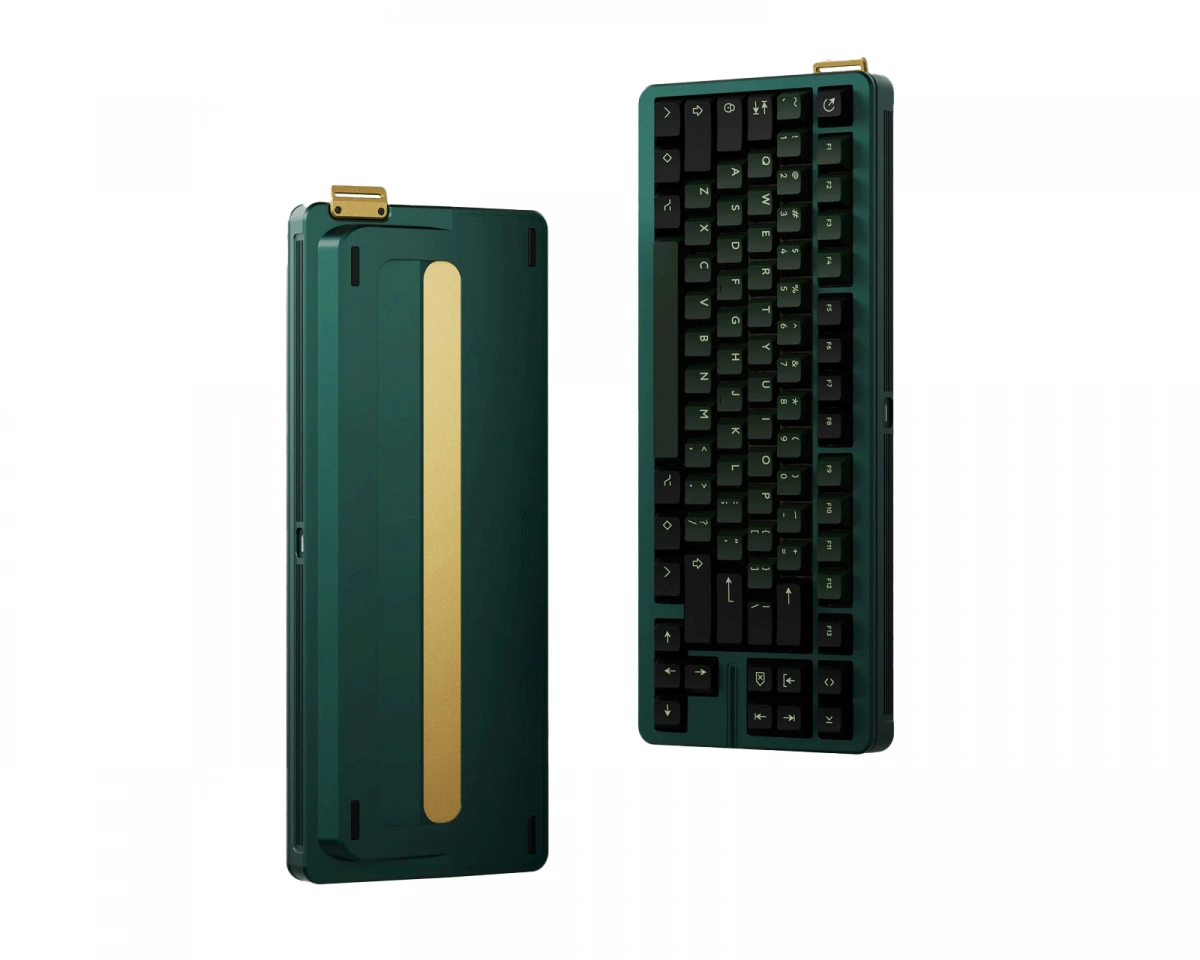 KBDfans GT-80 Case - Anodized Pine Green