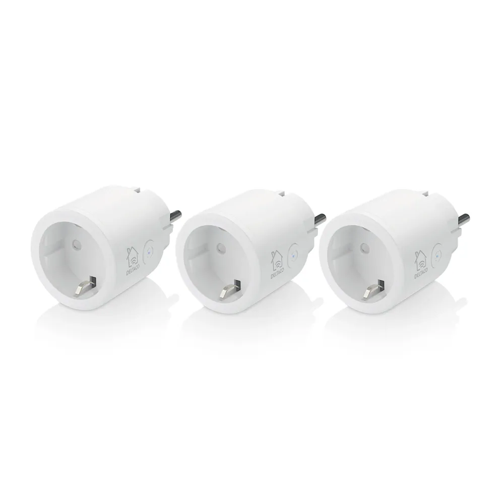 Deltaco Smart Home Plug / 10A - 3-pack