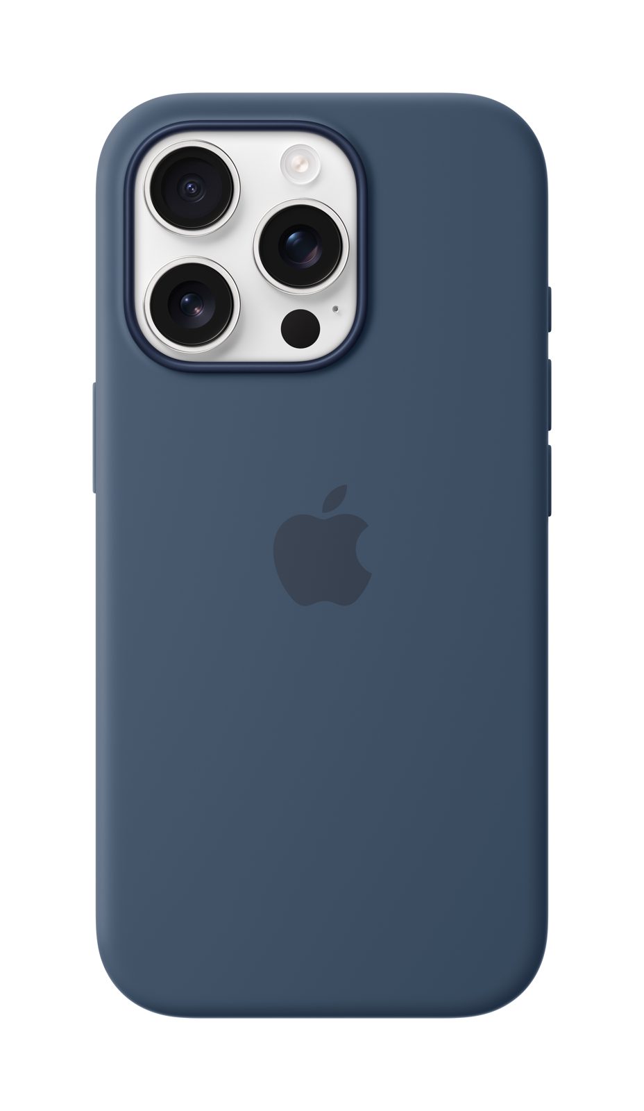 Apple silikonskal med MagSafe till iPhone 16 Pro - Denim, bild 2