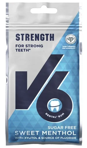 V6 Strong Teeth Sweet Menthol, 30 g