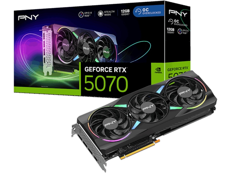 PNY GeForce RTX 5070 12GB ARGB OC, bild 5