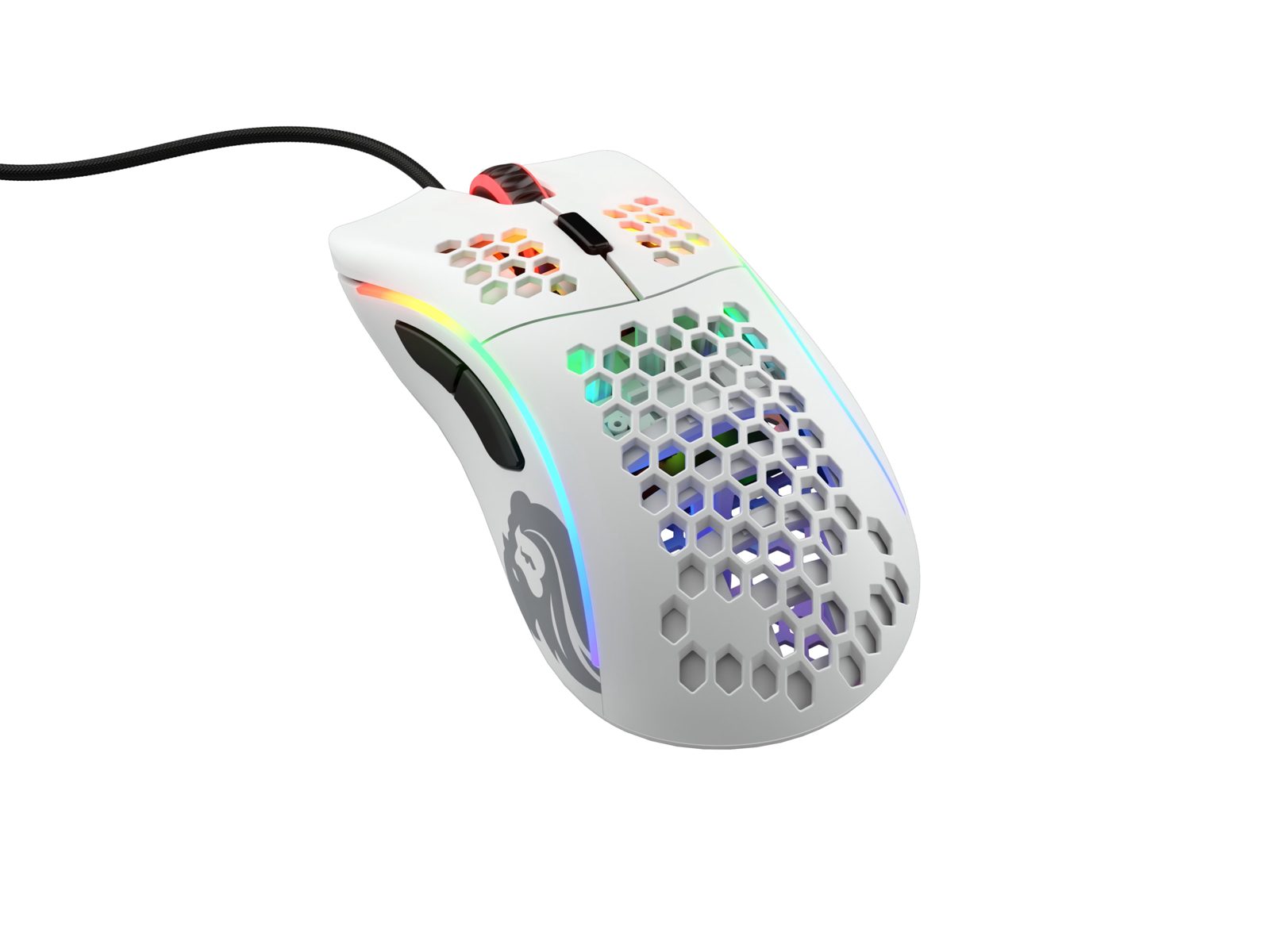 Glorious Model D gamingmus, vit, bild 4